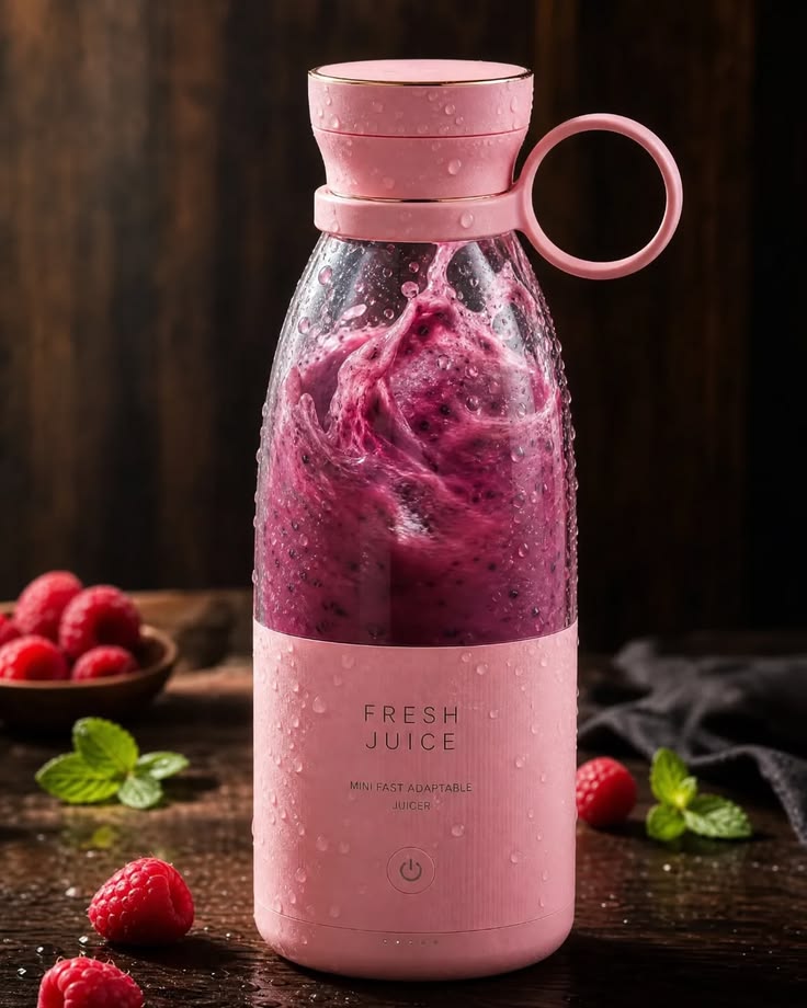 Portable USB Rechargeable Blender 350ml – Mini Smoothie, Shake & Fresh Juice Maker